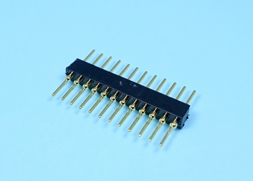 LSIP1778M-1xXXGO - 1.778mm Machined Pin Header Single Row (Gold Plated) - LAI HENG TECHNOLOGY LTD.