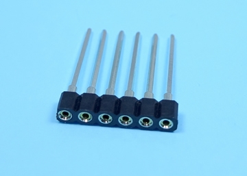 LSIP254L-1×XX - 2.54mm SIP SOCKET Single Row Round Pin (L:17.78mm) - LAI HENG TECHNOLOGY LTD.