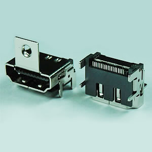 HDMI-19P-SMT-F - HDMI 19P SMT TYPE (WITH FLANGE) - Vensik Electronics Co., Ltd.