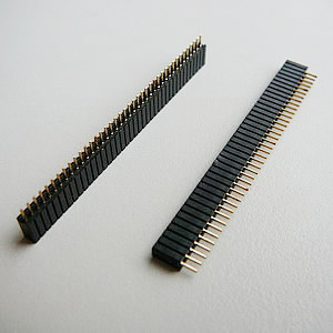 1.27 mm Single Row Straight Angle Headers